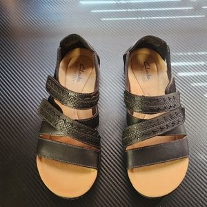 Womens CLARKS COLLECTION BY LAURIANN HOLLY Black  Sz 6 WS21.